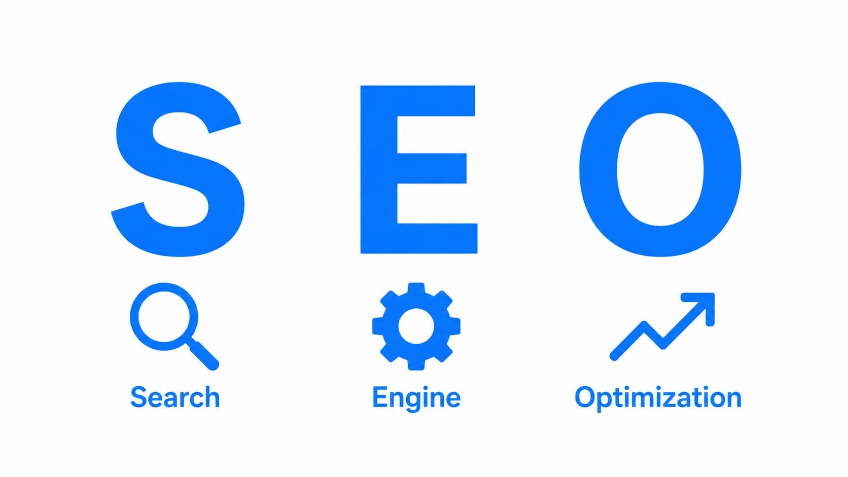 Wofür steht SEO – Abkürzung S für Search, E für Engine, O für Optimization erklärt