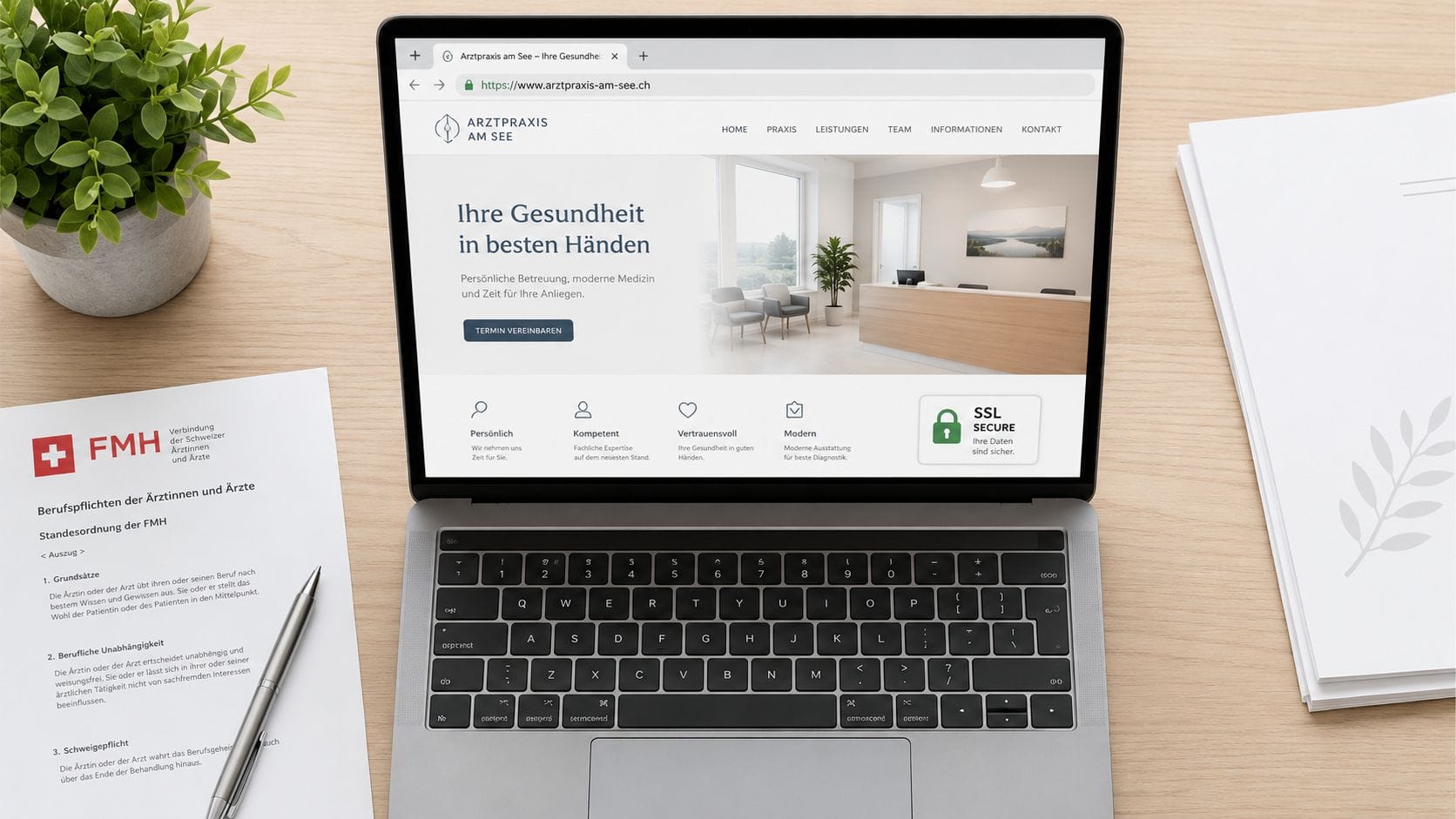 DSG-konformes SEO Arztpraxis Schweiz – Datenschutz und Google-Sichtbarkeit vereinen