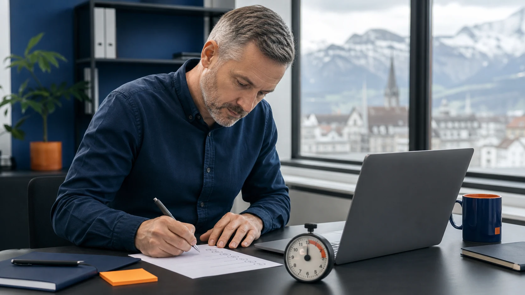 Schweizer Unternehmer führt einen Google SEO Check in 20 Minuten durch